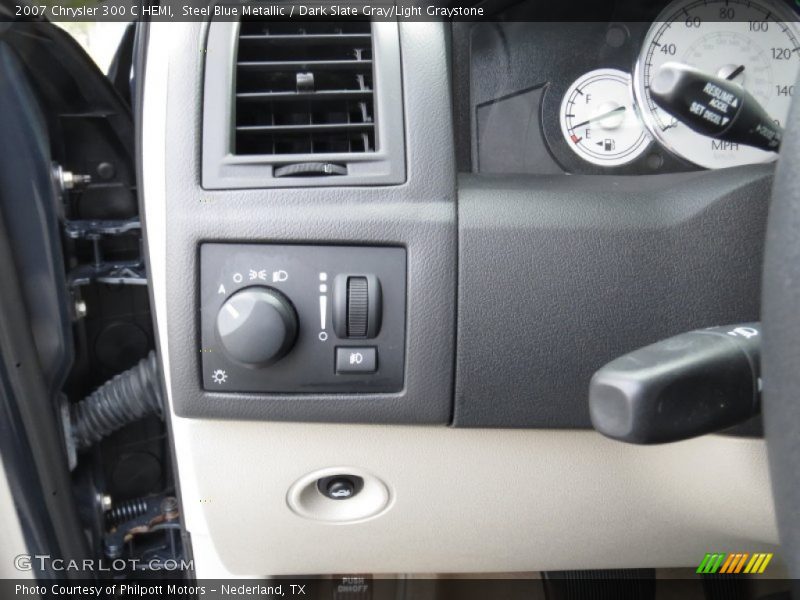 Steel Blue Metallic / Dark Slate Gray/Light Graystone 2007 Chrysler 300 C HEMI