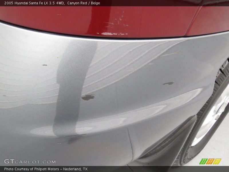 Canyon Red / Beige 2005 Hyundai Santa Fe LX 3.5 4WD