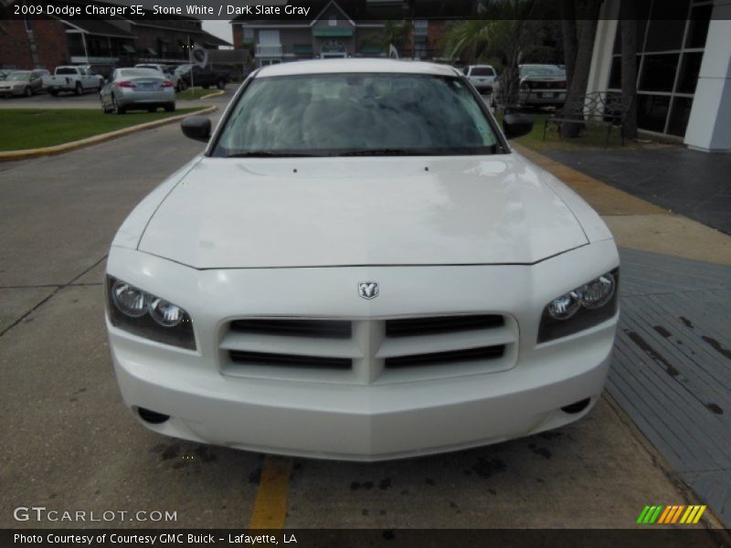 Stone White / Dark Slate Gray 2009 Dodge Charger SE