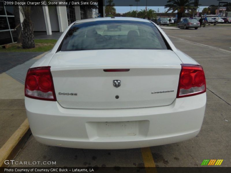 Stone White / Dark Slate Gray 2009 Dodge Charger SE