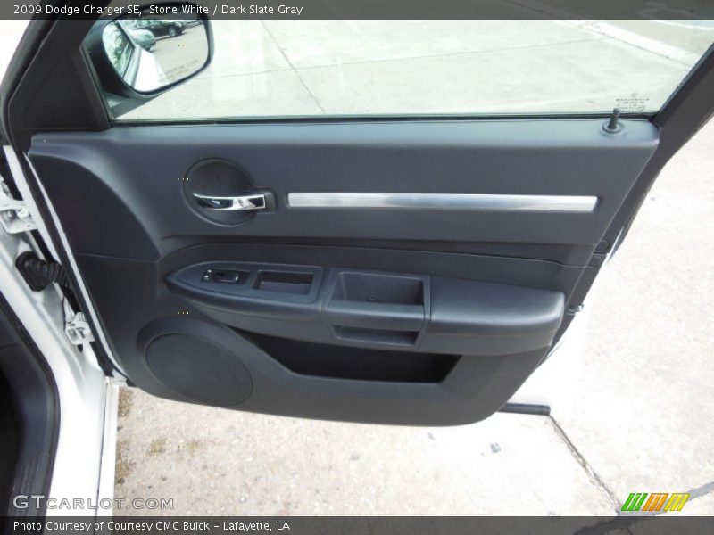 Stone White / Dark Slate Gray 2009 Dodge Charger SE