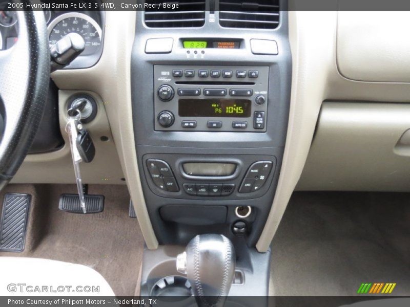 Canyon Red / Beige 2005 Hyundai Santa Fe LX 3.5 4WD