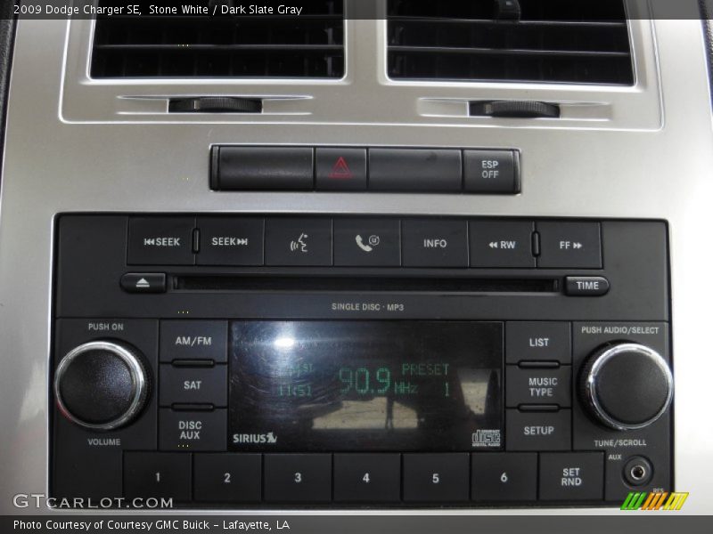 Stone White / Dark Slate Gray 2009 Dodge Charger SE