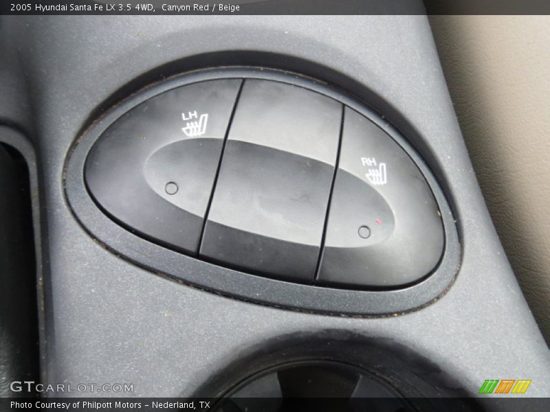 Canyon Red / Beige 2005 Hyundai Santa Fe LX 3.5 4WD