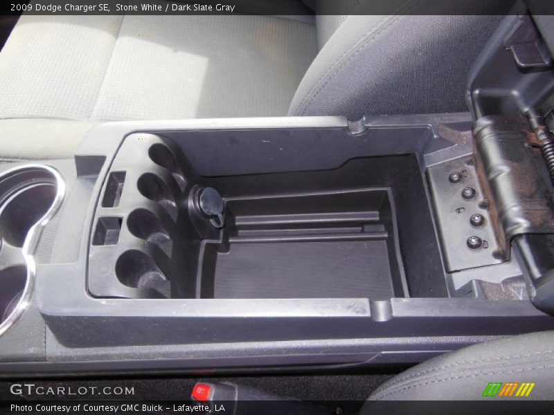 Stone White / Dark Slate Gray 2009 Dodge Charger SE