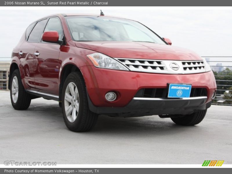Sunset Red Pearl Metallic / Charcoal 2006 Nissan Murano SL