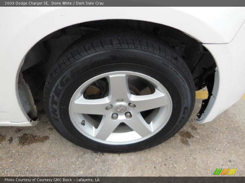 Stone White / Dark Slate Gray 2009 Dodge Charger SE