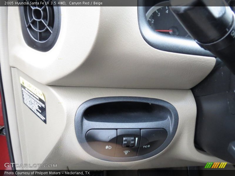 Canyon Red / Beige 2005 Hyundai Santa Fe LX 3.5 4WD