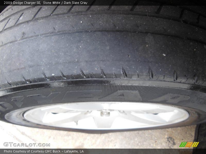Stone White / Dark Slate Gray 2009 Dodge Charger SE