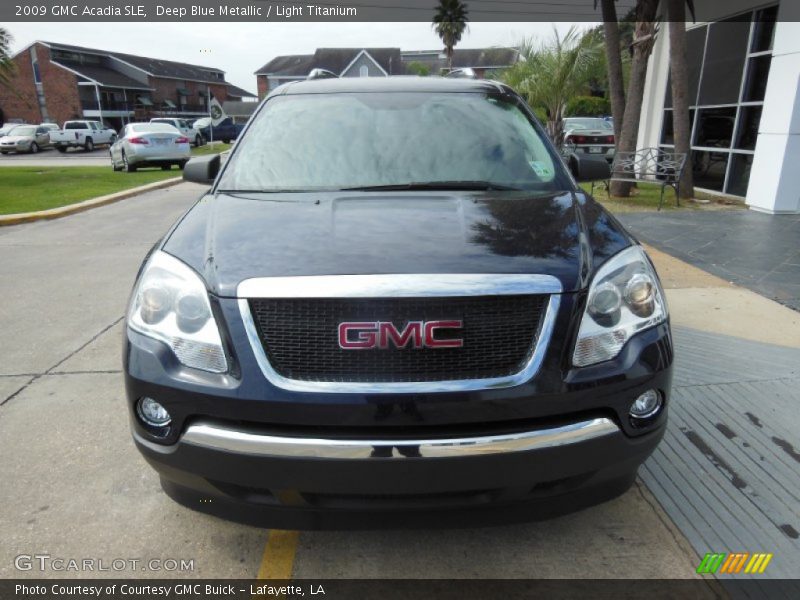 Deep Blue Metallic / Light Titanium 2009 GMC Acadia SLE