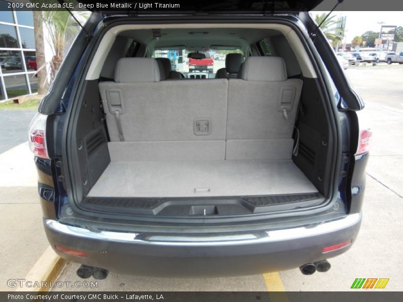 Deep Blue Metallic / Light Titanium 2009 GMC Acadia SLE