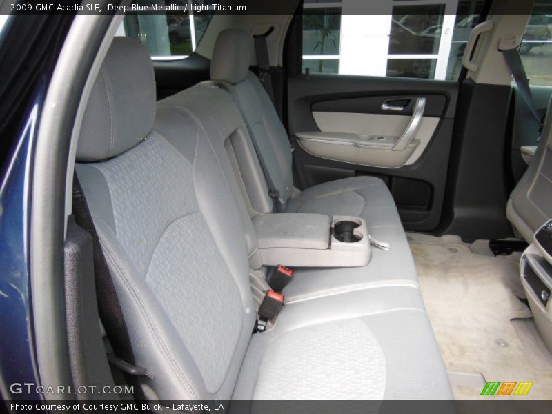 Deep Blue Metallic / Light Titanium 2009 GMC Acadia SLE