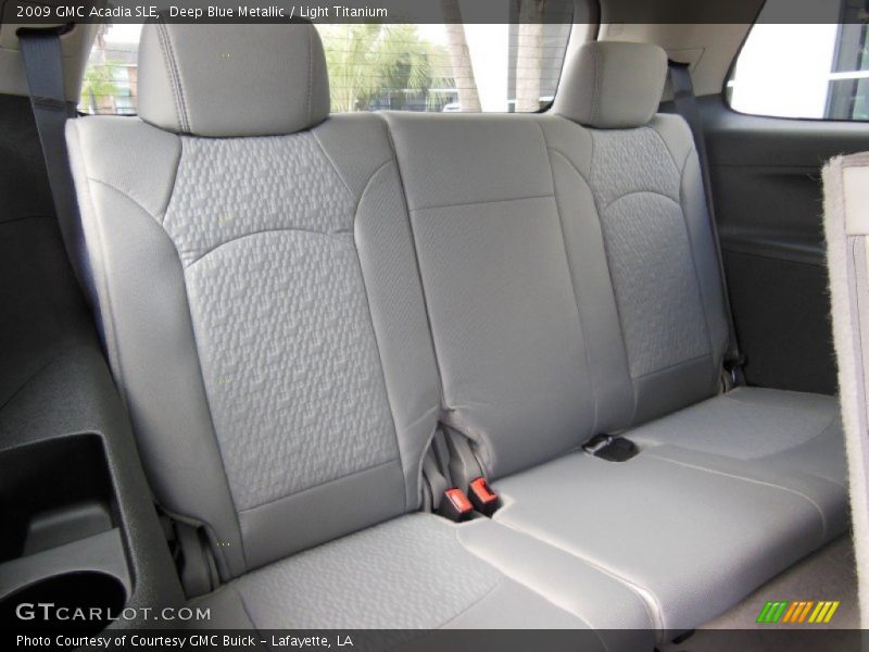 Deep Blue Metallic / Light Titanium 2009 GMC Acadia SLE