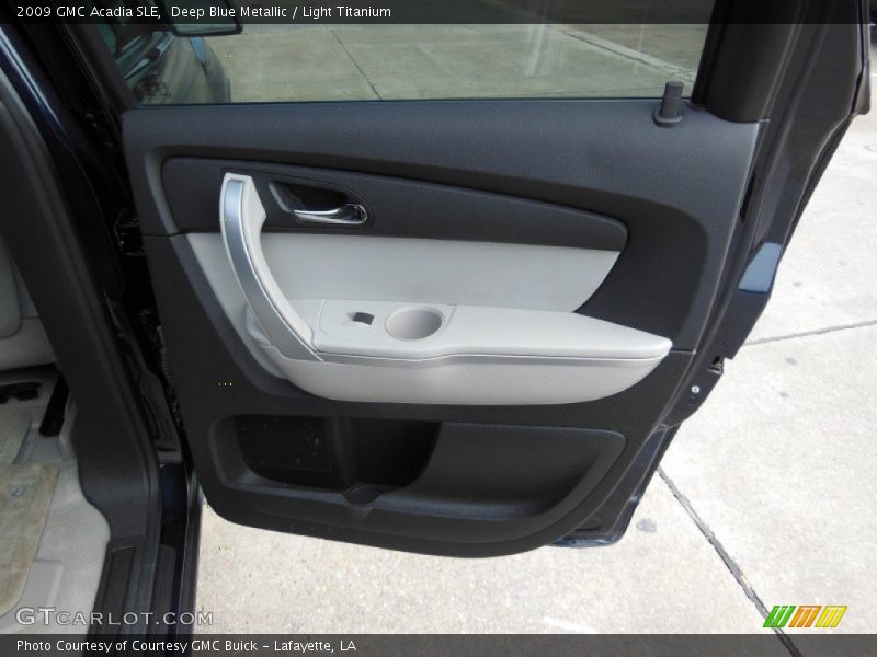 Deep Blue Metallic / Light Titanium 2009 GMC Acadia SLE