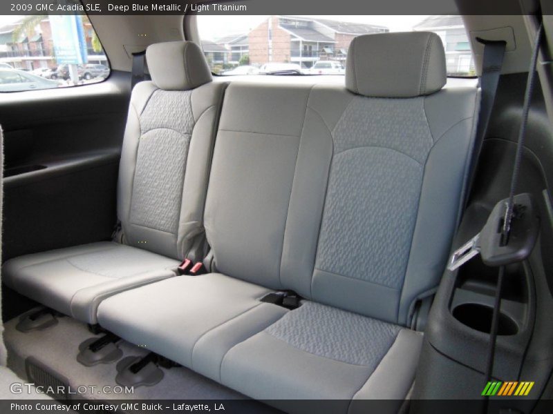 Deep Blue Metallic / Light Titanium 2009 GMC Acadia SLE