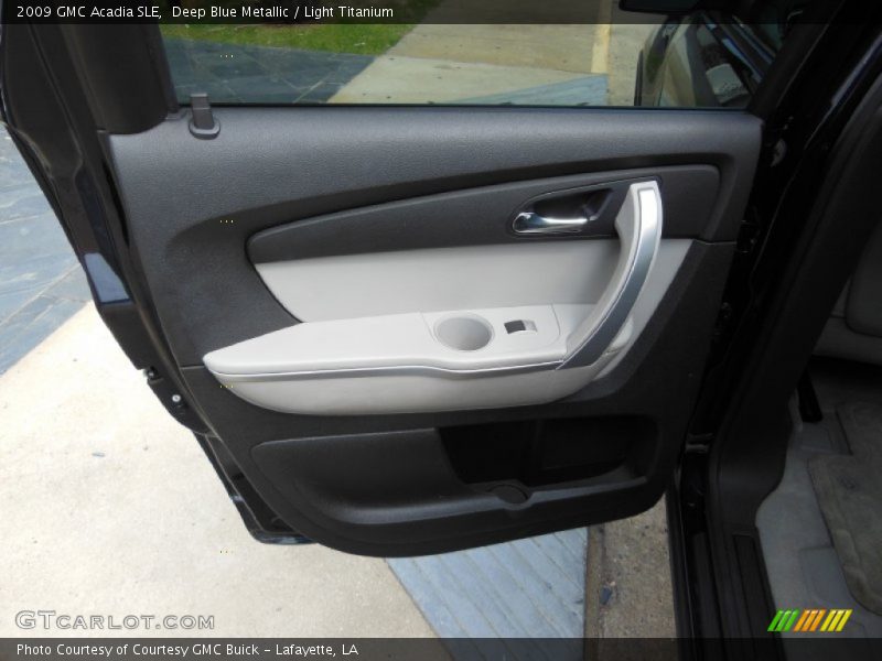 Deep Blue Metallic / Light Titanium 2009 GMC Acadia SLE
