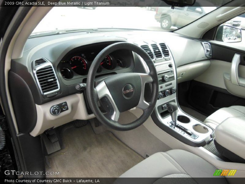 Deep Blue Metallic / Light Titanium 2009 GMC Acadia SLE