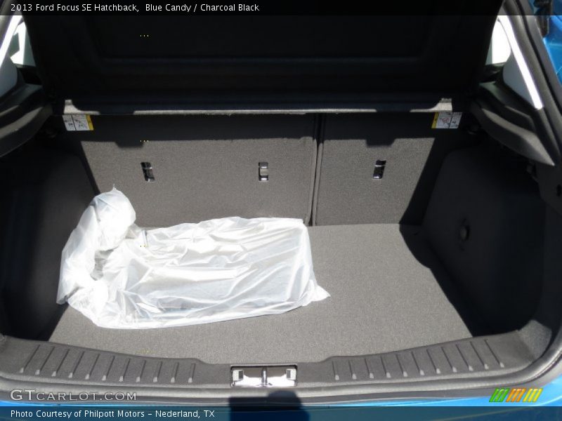 Blue Candy / Charcoal Black 2013 Ford Focus SE Hatchback
