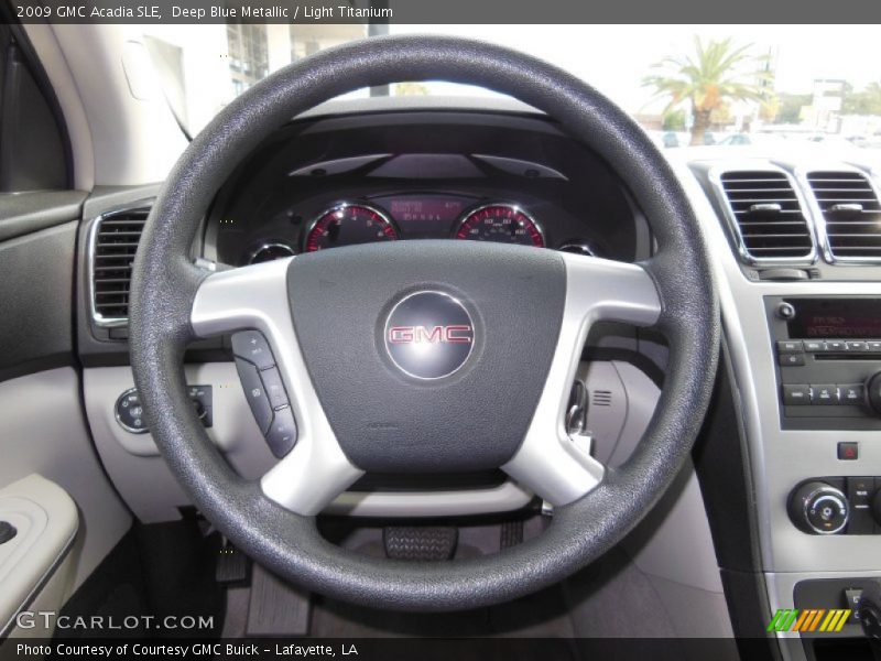 Deep Blue Metallic / Light Titanium 2009 GMC Acadia SLE