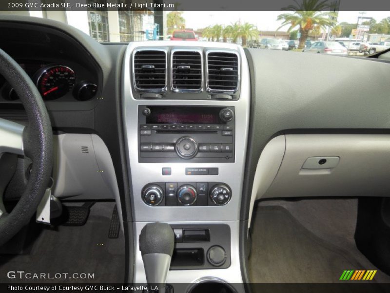 Deep Blue Metallic / Light Titanium 2009 GMC Acadia SLE