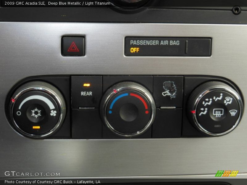 Deep Blue Metallic / Light Titanium 2009 GMC Acadia SLE