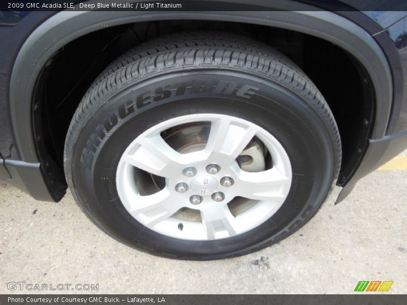 Deep Blue Metallic / Light Titanium 2009 GMC Acadia SLE