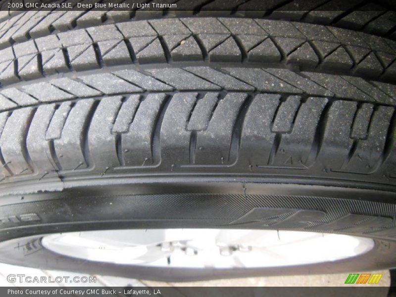 Deep Blue Metallic / Light Titanium 2009 GMC Acadia SLE