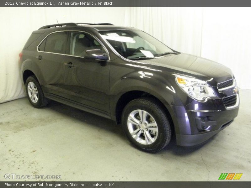 Ashen Gray Metallic / Jet Black 2013 Chevrolet Equinox LT
