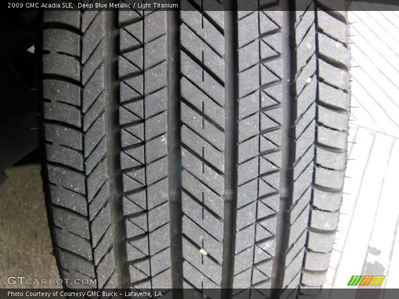 Deep Blue Metallic / Light Titanium 2009 GMC Acadia SLE