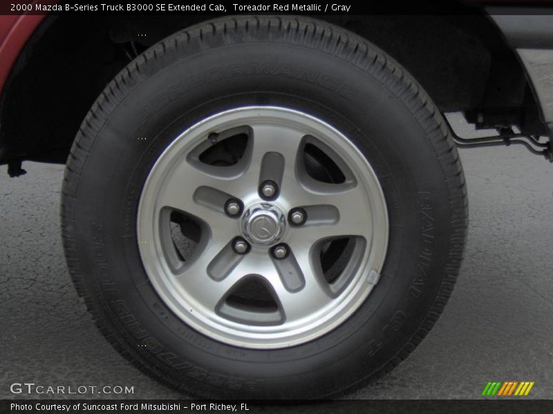 Toreador Red Metallic / Gray 2000 Mazda B-Series Truck B3000 SE Extended Cab