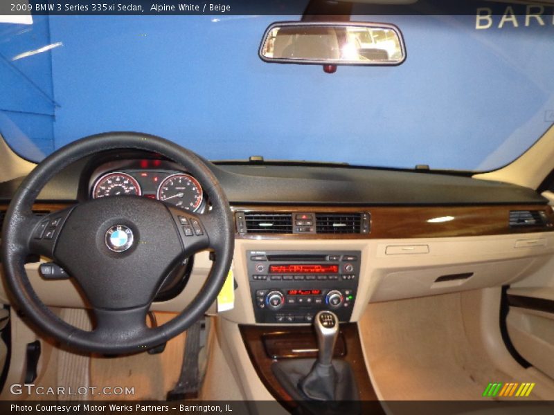 Alpine White / Beige 2009 BMW 3 Series 335xi Sedan
