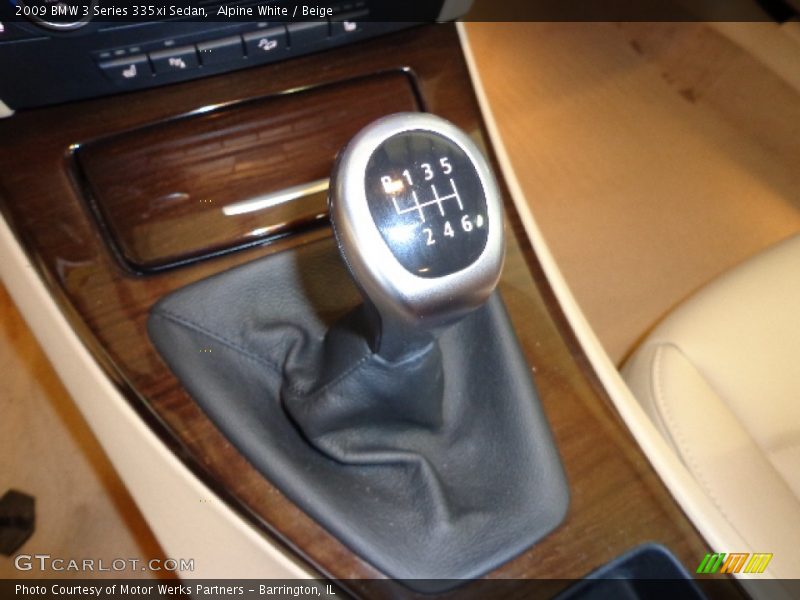 Alpine White / Beige 2009 BMW 3 Series 335xi Sedan