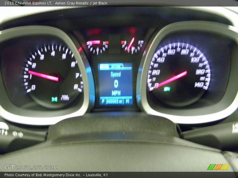 Ashen Gray Metallic / Jet Black 2013 Chevrolet Equinox LT