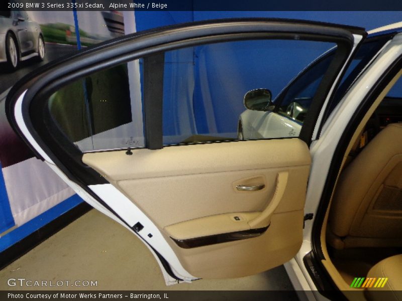 Alpine White / Beige 2009 BMW 3 Series 335xi Sedan