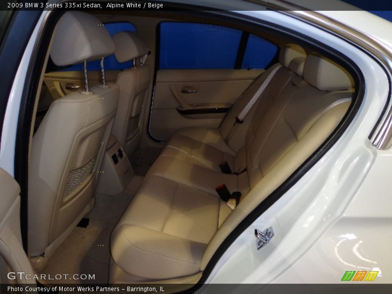 Alpine White / Beige 2009 BMW 3 Series 335xi Sedan