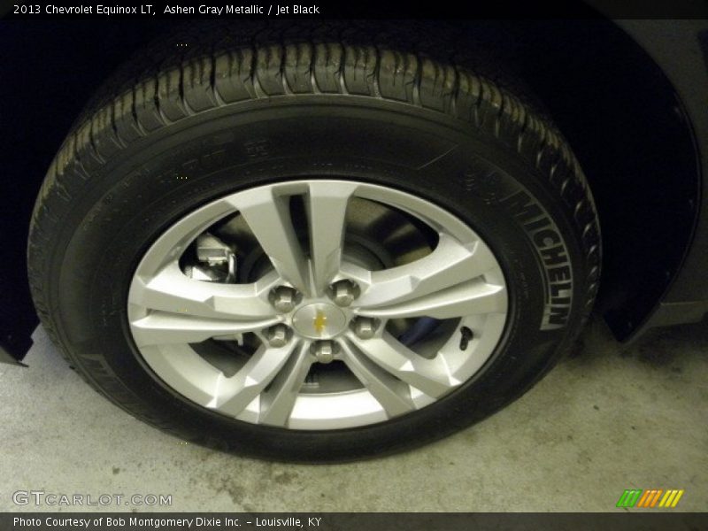 Ashen Gray Metallic / Jet Black 2013 Chevrolet Equinox LT