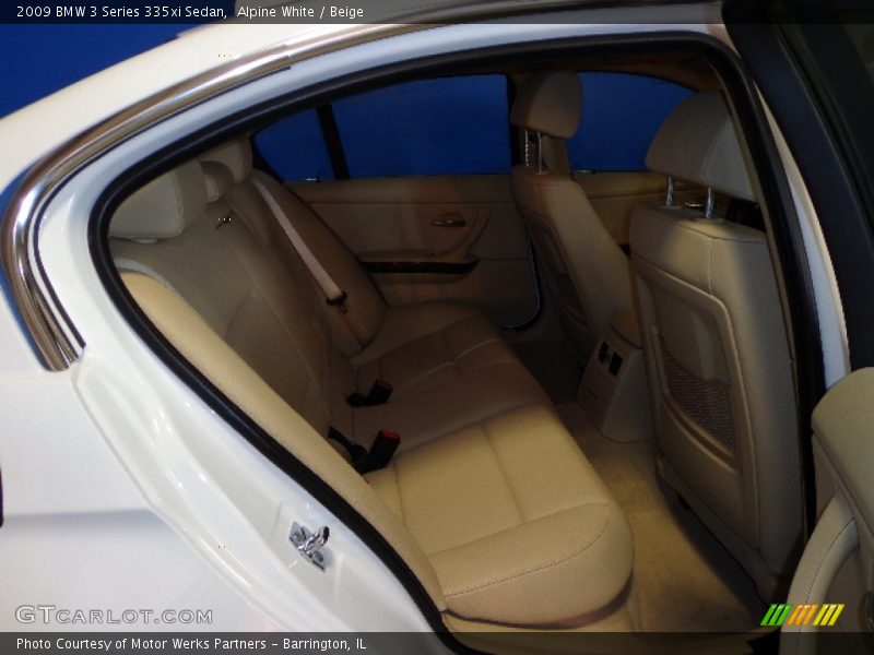 Alpine White / Beige 2009 BMW 3 Series 335xi Sedan