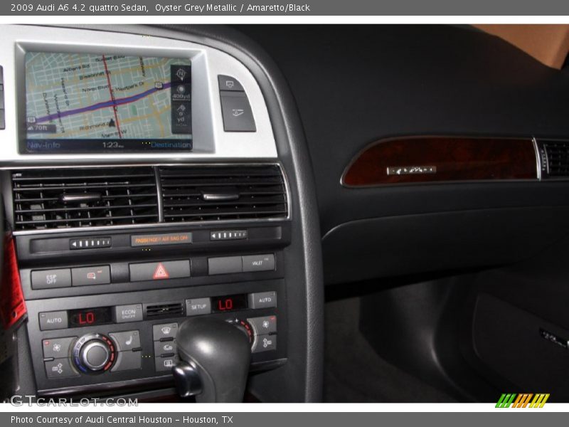 Oyster Grey Metallic / Amaretto/Black 2009 Audi A6 4.2 quattro Sedan