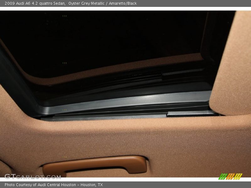 Oyster Grey Metallic / Amaretto/Black 2009 Audi A6 4.2 quattro Sedan