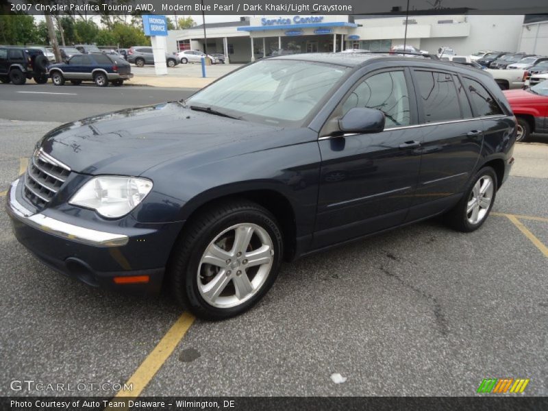 Modern Blue Pearl / Dark Khaki/Light Graystone 2007 Chrysler Pacifica Touring AWD