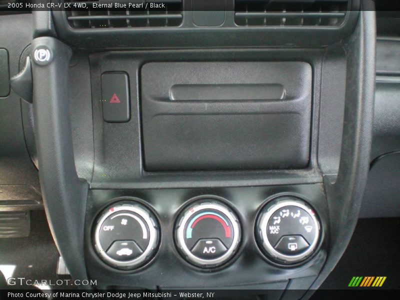Eternal Blue Pearl / Black 2005 Honda CR-V LX 4WD