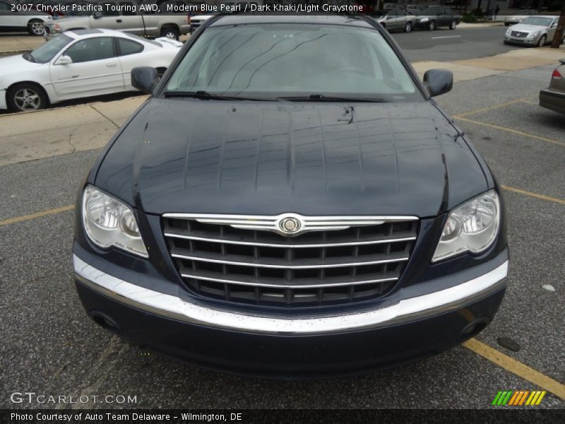 Modern Blue Pearl / Dark Khaki/Light Graystone 2007 Chrysler Pacifica Touring AWD
