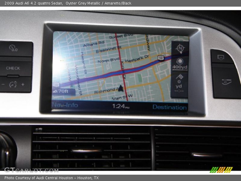 Oyster Grey Metallic / Amaretto/Black 2009 Audi A6 4.2 quattro Sedan