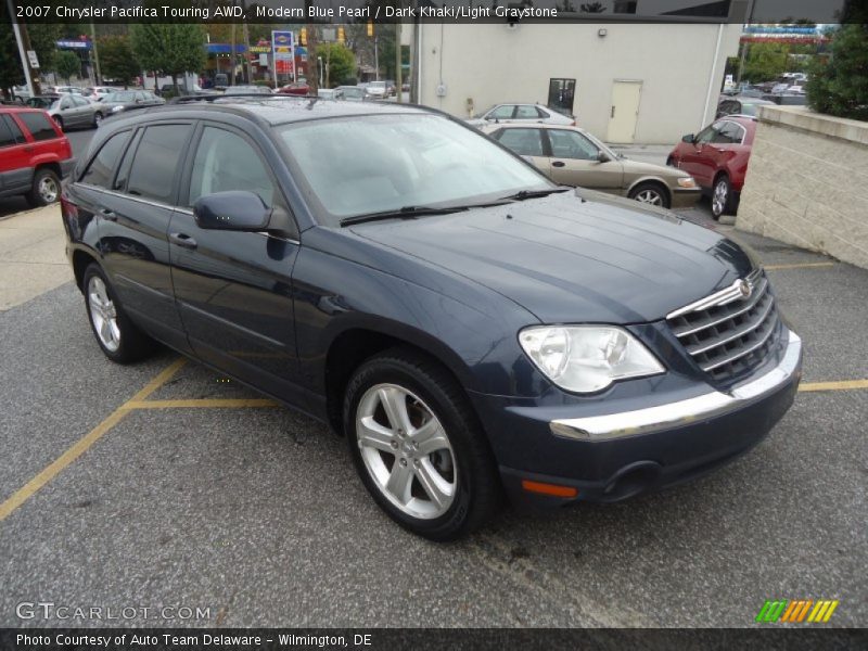 Modern Blue Pearl / Dark Khaki/Light Graystone 2007 Chrysler Pacifica Touring AWD