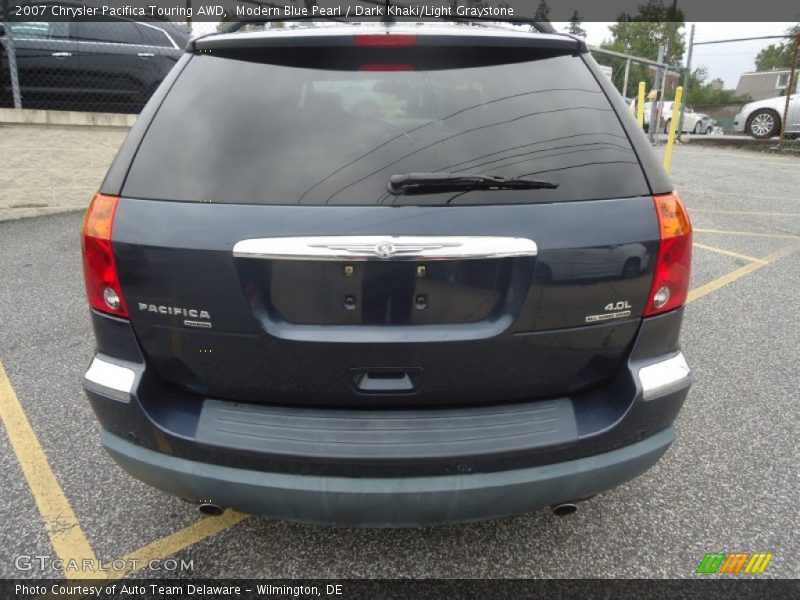 Modern Blue Pearl / Dark Khaki/Light Graystone 2007 Chrysler Pacifica Touring AWD