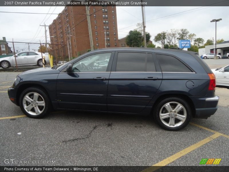 Modern Blue Pearl / Dark Khaki/Light Graystone 2007 Chrysler Pacifica Touring AWD