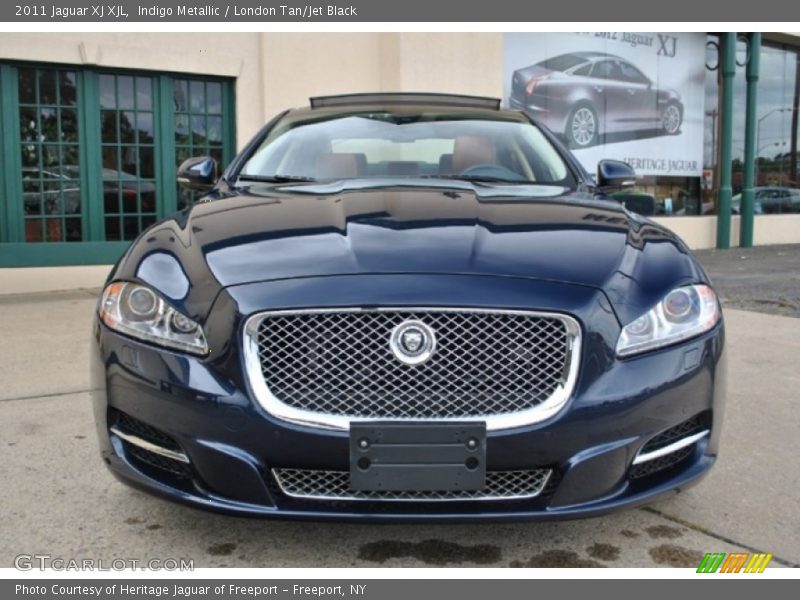 Indigo Metallic / London Tan/Jet Black 2011 Jaguar XJ XJL