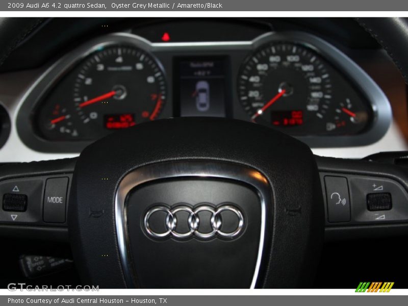 Oyster Grey Metallic / Amaretto/Black 2009 Audi A6 4.2 quattro Sedan