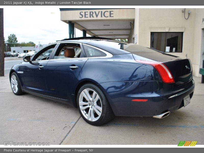 Indigo Metallic / London Tan/Jet Black 2011 Jaguar XJ XJL