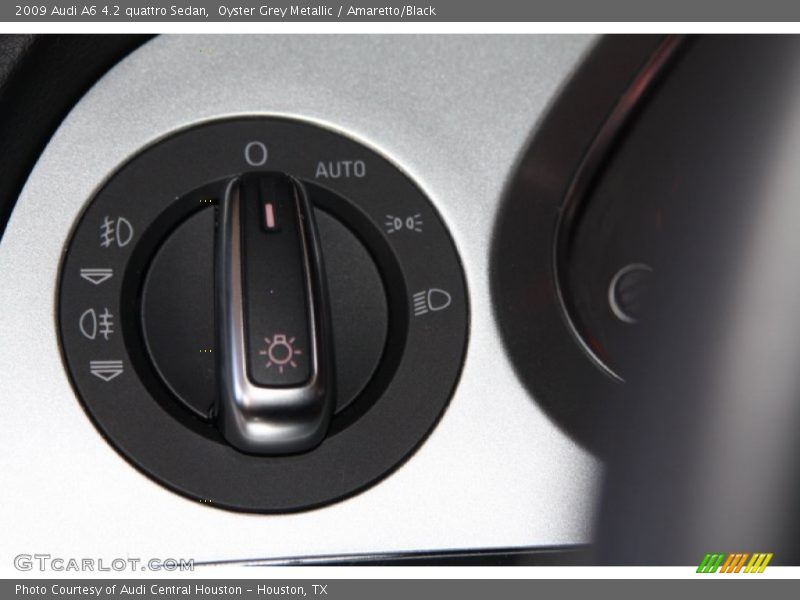 Oyster Grey Metallic / Amaretto/Black 2009 Audi A6 4.2 quattro Sedan